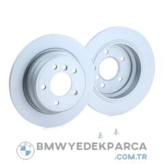 Bmw E39 520i Arka Fren Diski 150 Beygir Düz Tip 298 mm Çap 1996-2000 TEXTAR