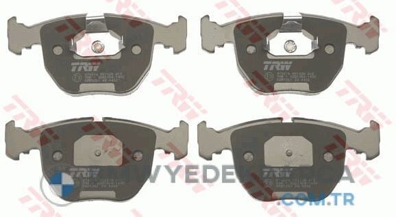 Bmw E39 530i/d Ön Fren Balatası 324 mm Disk İçin 2001-2003 (TRW)