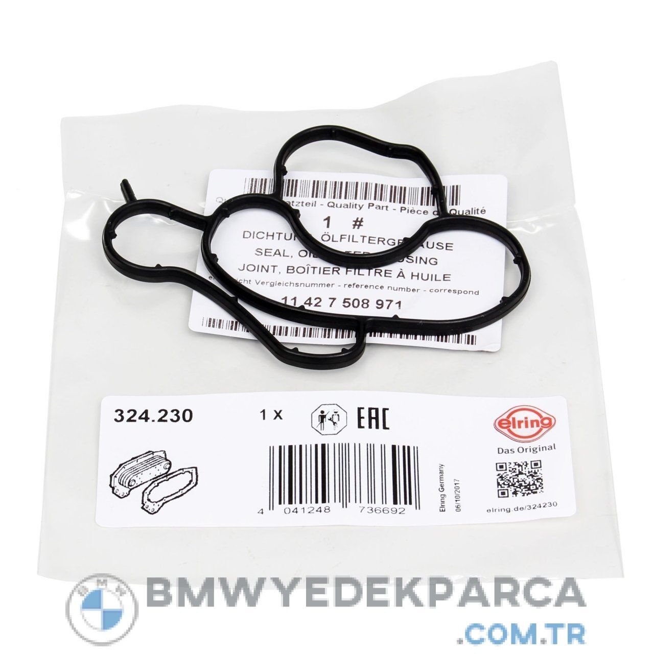 Bmw E46 Kasa 318i 2002-2005 Yağ Filtre Kütük Contası Elring Marka