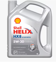 5W-30 motor yağı Shell Helix HX8 Synthetic 5W-30 5lt